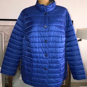 Blue Quilted Women's Jacket